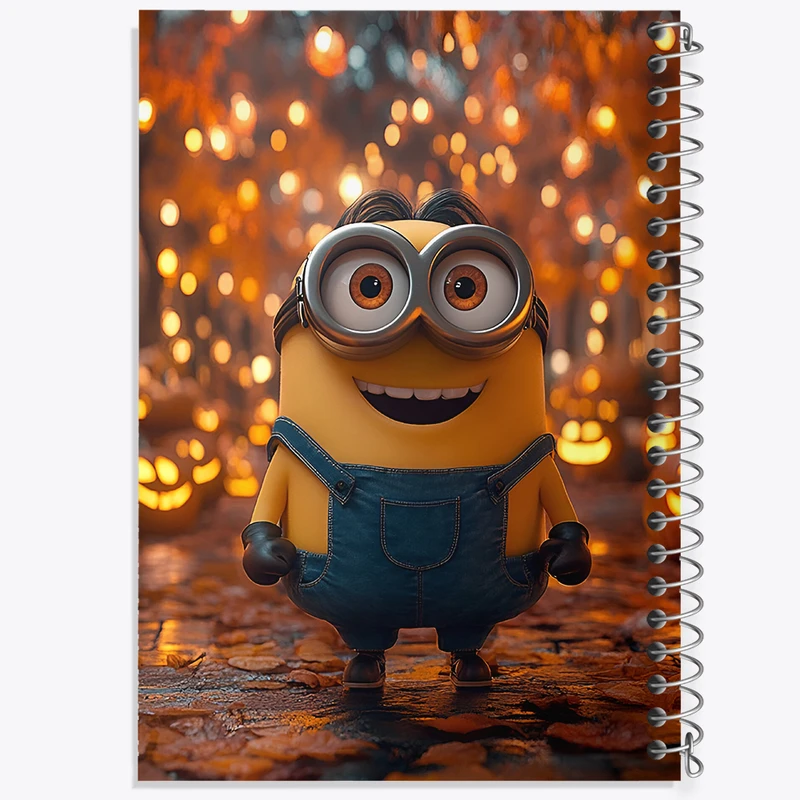 دفتر مشق 100 برگ خندالو طرح مینیون ها (Minions) کد F6086