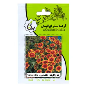 بذر رعنا زیبا پا کوتاه قرمز با حاشیه زرد آرکا بذر ایرانیان مدل C76