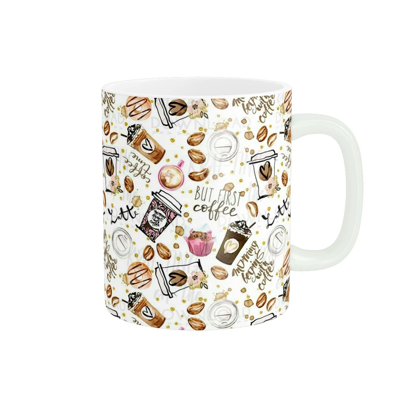 ماگ پاد آفرین مدل قهوه طرح تایپوگرافی قهوه کد 2548