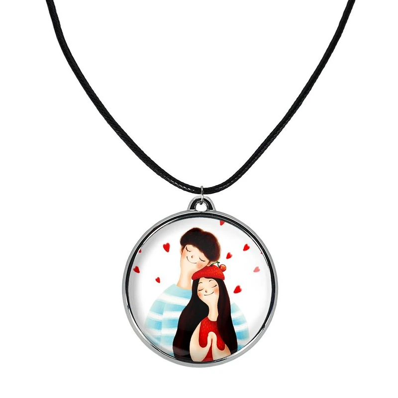 گردنبند خندالو مدل عاشقانه کد 2713627137