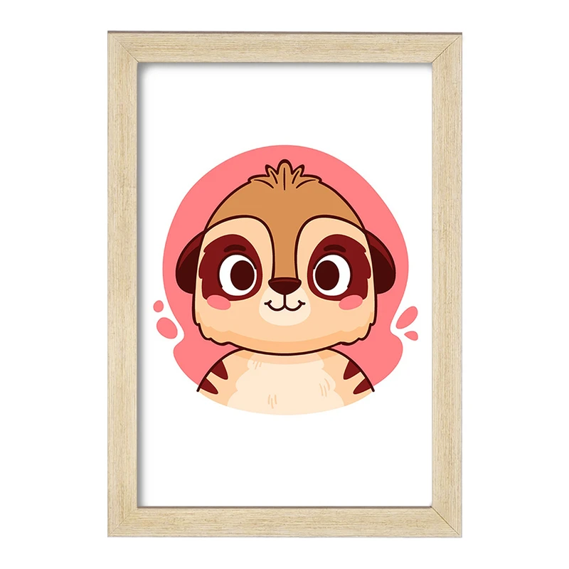 تابلو خندالو مدل میرکت حیوانات بامزه کد 37137