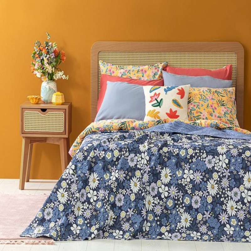 روتختی انگلیش هوم طرح Sweet Daisies دونفره سایز 200x220 سانتی متر روتختی انگلیش هوم طرح Sweet Daisies دونفره سایز 200x220 سانتی متر