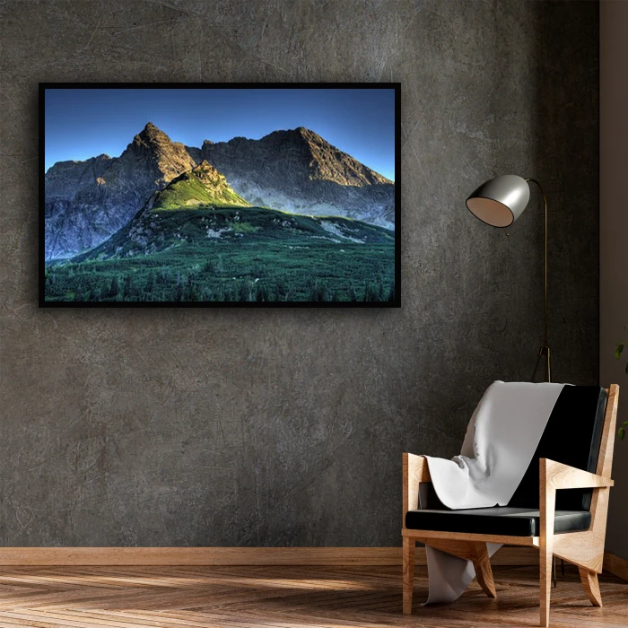 تابلو نوری بکلیت طرح منظره کوهستانی مدل B-D1450