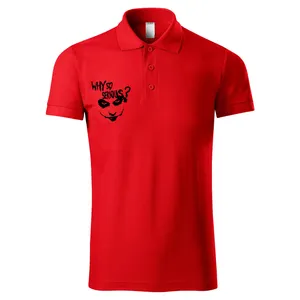 پولوشرت آستین کوتاه مردانه مدل 1401384 رنگ قرمز