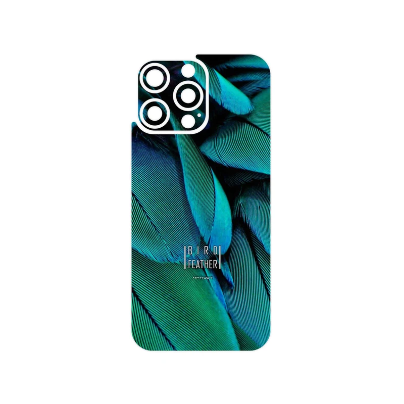 برچسب پوششی ماهوت مدل Green Feather مناسب برای گوشی موبایل اپل iPhone 16 Pro Max