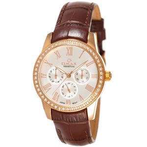 ساعت مچی عقربه‌ای کوارتز زنانه اوماکس مدل PL10R65IO