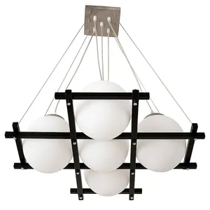 لوستر پنج شعله مدل مدرن