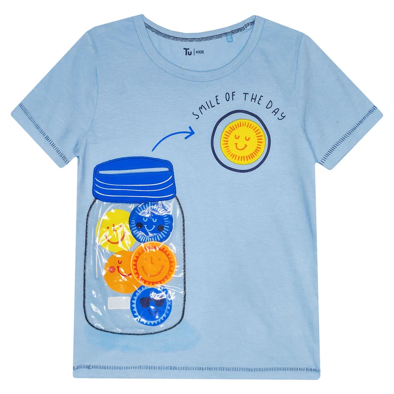 تی‌شرت آستین کوتاه پسرانه تی یو مدل SEP-TUENDOR-OKB0101