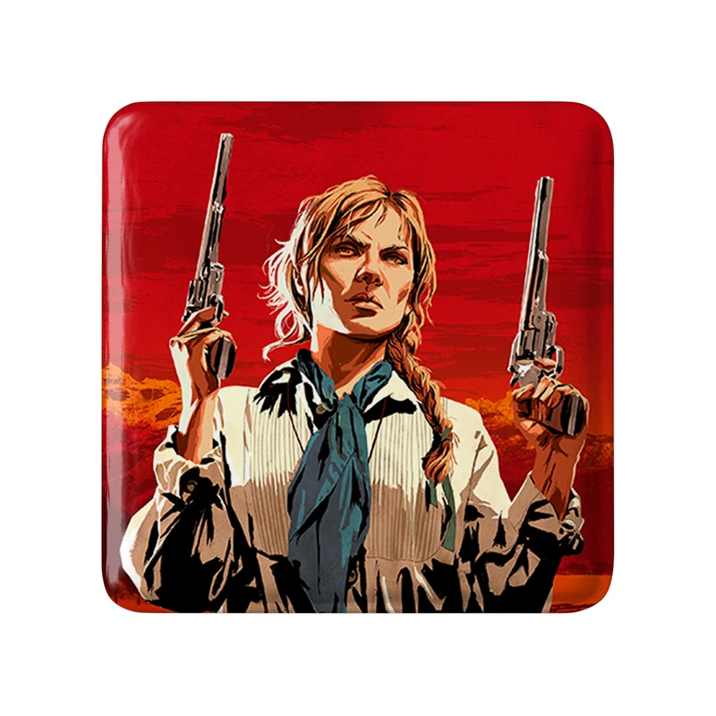 پیکسل خندالو طرح بازی رد دد Red Dead مدل مربعی کد 30123