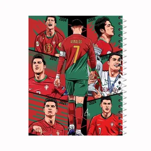 دفتر نقاشی 60 برگ طرح رونالدو کد 001