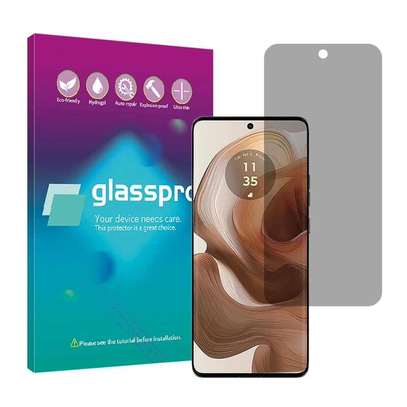 محافظ صفحه نمایش  حریم شخصی گلس پرو مدل Resistant مناسب برای گوشی موبایل موتورولا Edge 50 Ultra