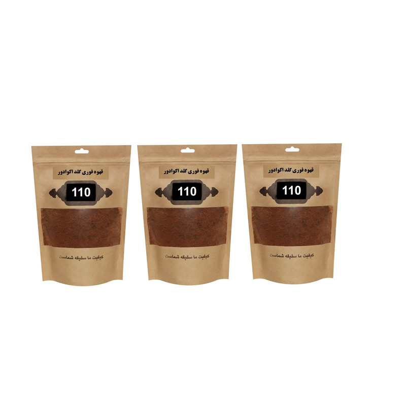 قهوه فوری گلد اکوادور 110 - 50 گرم بسته 3 عددی