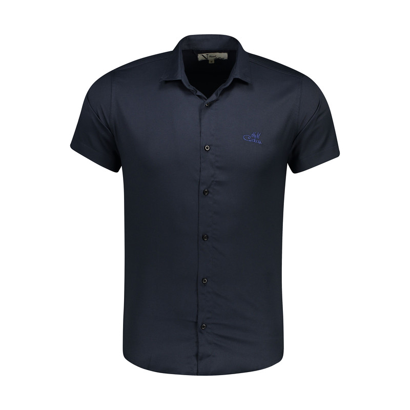 پیراهن آستین کوتاه مردانه نیو نیل مدل PM9-Navy