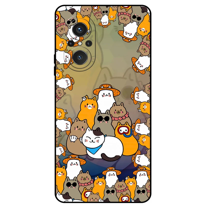 کاور مگافون طرح گربه مدل 7717 مناسب برای گوشی موبایل هوآوی Nova 9 Se 4G / 5G