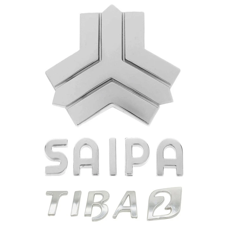 آرم صندوق عقب خودرو وارون مدل A-11 مناسب برای تیبا 2 مجموعه 3 عددی