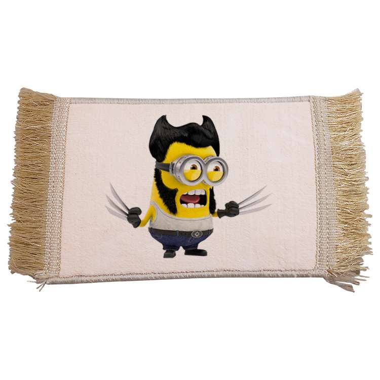 فرش ماشینی دیوارکوب مدل مینیون کد 91