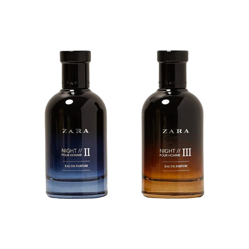 ادو پرفیوم مردانه زارا مدل night 2 and 3 حجم 100 میلی لیتر بسته 2 عددی