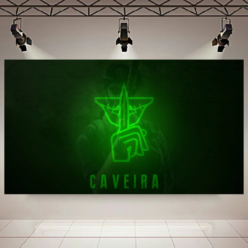 پوستر طرح Game مدل Rainbow six siege (CAVEIRA) کد AR8540