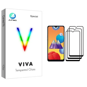 Junbo Viva Glass Screen Protector For Samsung Galaxy M01s Pack Of 3