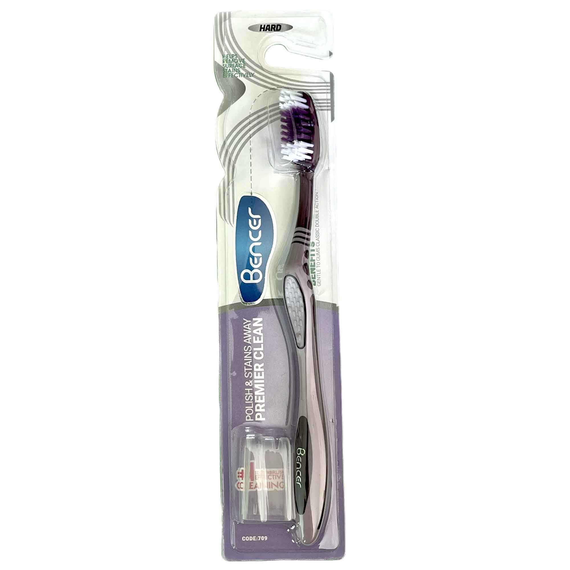 مسواک بنسر مدل PREMIER CLEAN با برس سخت بسته 3 عددی
