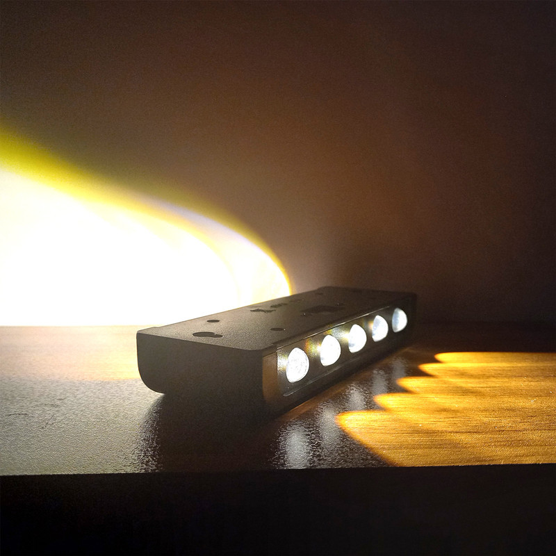 چراغ دیواری خورشیدی سولونیکس مدل 10 LED مجموعه 2 عددی