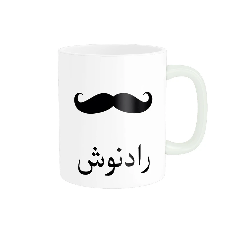 ماگ ناریکو مدل لیوان شخصی طرح اسم رادنوش کد 014299