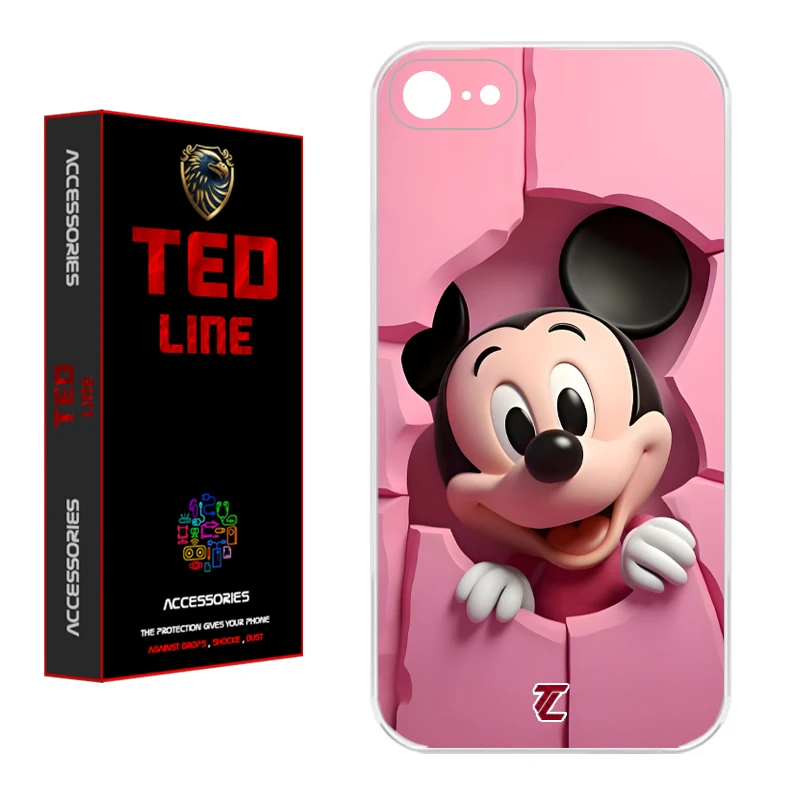 کاور تد لاین طرح عروسک کد 1108 مناسب برای گوشی موبایل اپل Iphone 7 / 8 / SE 2020