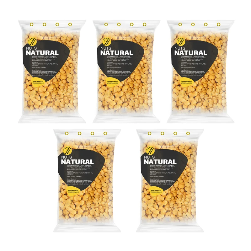 بادام زمینی روکش دار کره ای نچرال - 100 گرم بسته 5 عددی