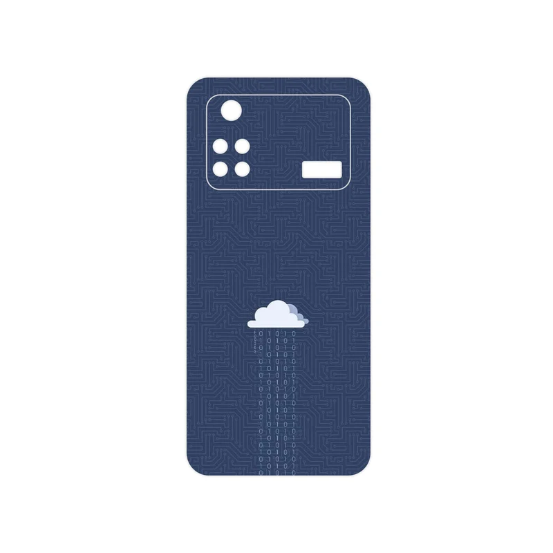برچسب پوششی ماهوت مدل Minimal Data Cloud مناسب برای گوشی موبایل شیائومی Poco M4 Pro 4G