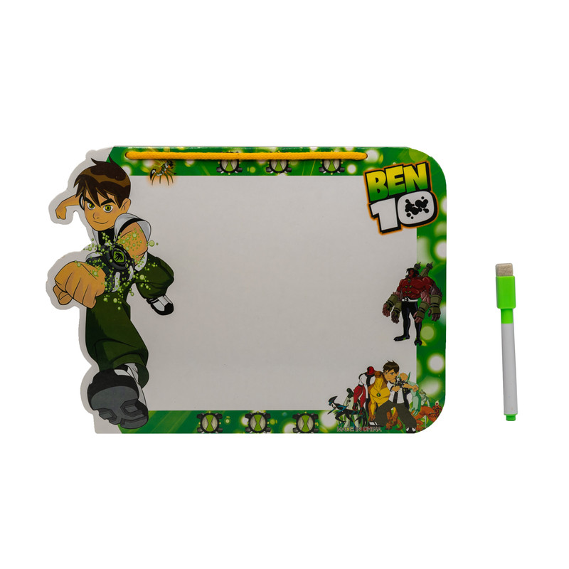 تخته وایت برد مدل بن تن کد B01 سایز 28 × 20 سانتی متر به همراه ماژیک