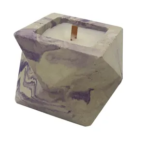 شمع دست ساز مدل بتنی MMA-002