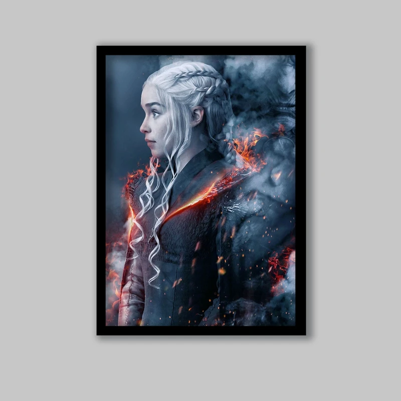 تابلو مدل سریال بازی تاج و تخت Game of Thrones کد LA-G10733-2