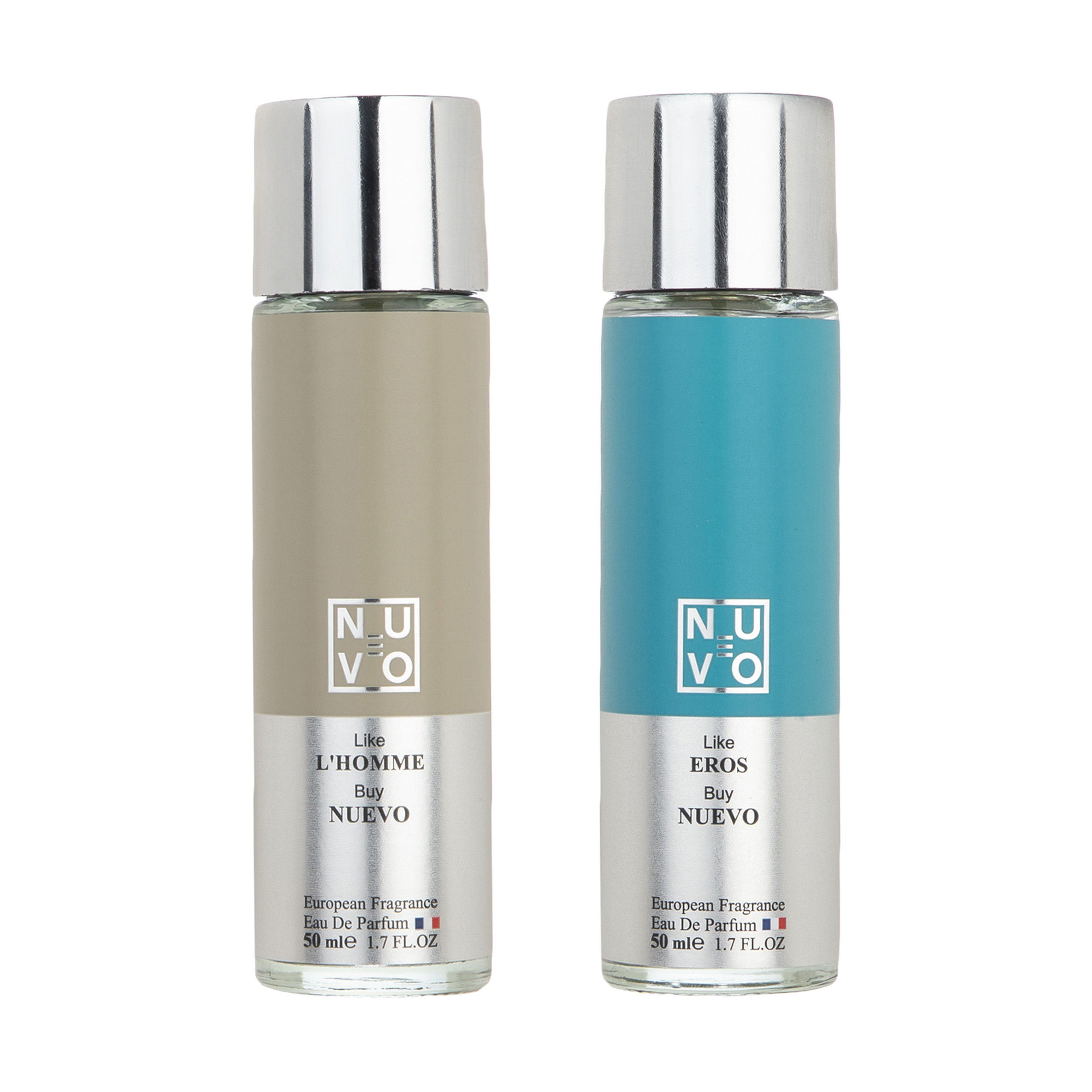 ست هدیه ادو پرفیوم مردانه نوئوو مدل Eros و L Homme حجم 50 میلی لیتر مجموعه 2 عددی