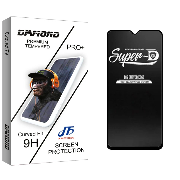 محافظ صفحه نمایش شیشه ای جی اف مدل Diamond Glass Super-D مناسب برای گوشی موبایل سامسونگ Galaxy A23
