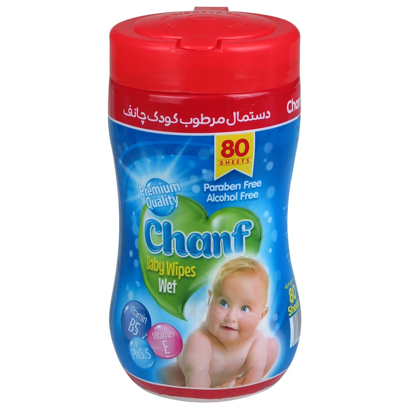 دستمال مرطوب کودک چانف مدل d200 بسته 80 عددی عکس شماره 1