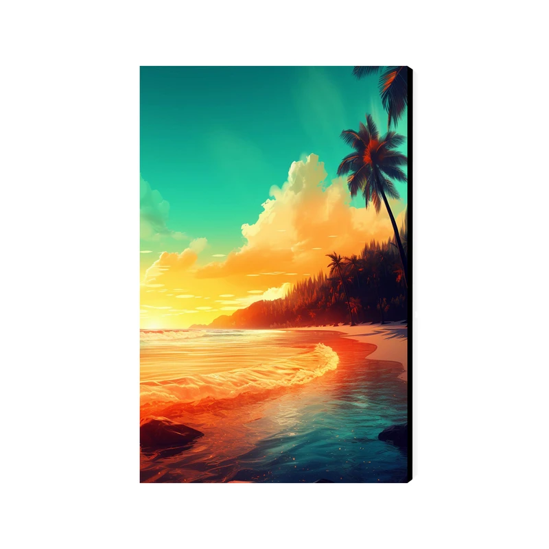 تابلو شاسی عرش مدل فانتزی هنری نقاشی طبیعت کد As5484