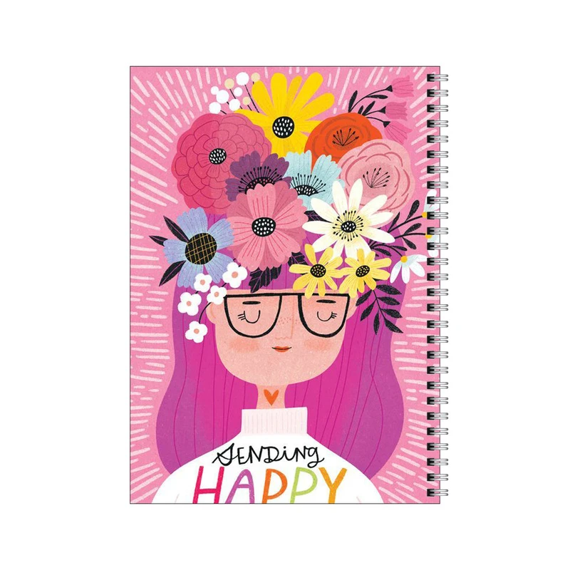 دفتر مشق 100 برگ بامبیلیپ طرح دخترانه شاد کد 7942282