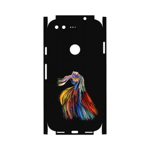 MAHOOT Rainbow Hair Digital Art-FullSkin Cover Sticker for Google Pixel