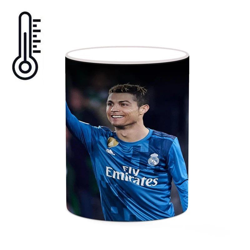 ماگ حرارتی کاکتی طرح Ronaldo رونالدو مدل mgh43064