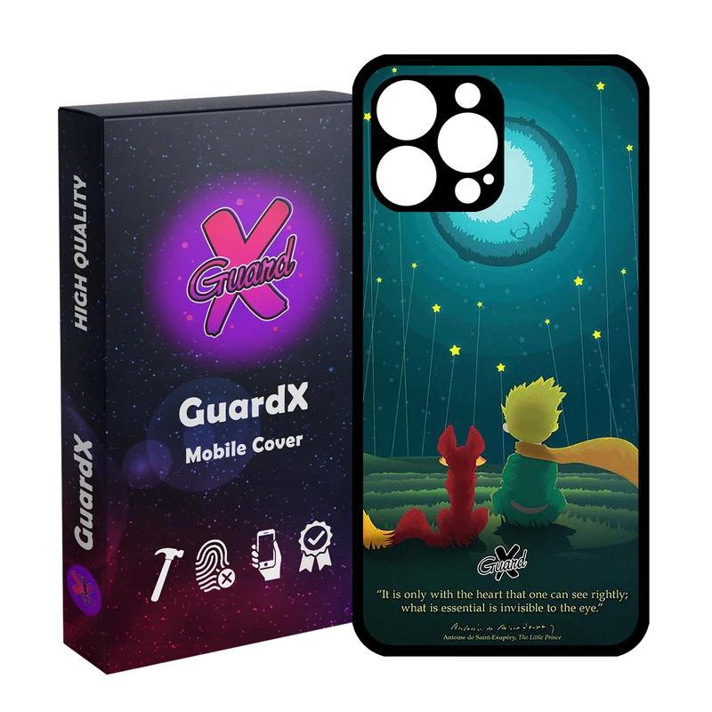 کاور گارد ایکس طرح Little Prince مدل Glass10053 مناسب برای گوشی موبایل اپل iPhone 14 Pro Max