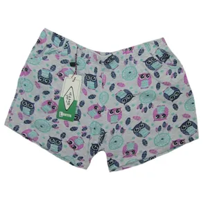 شلوارک زنانه مدل جغد رنگ طوسی