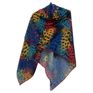 روسری زنانه مدل نخی چهارفصل قواره بزرگ کد 1341