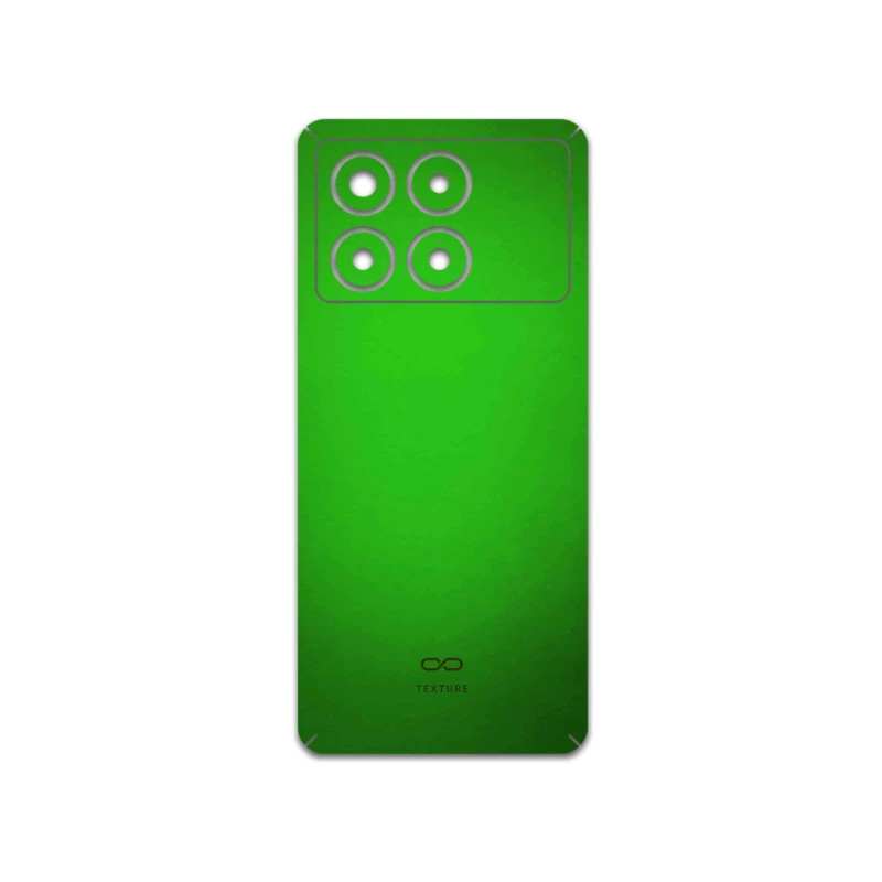 برچسب پوششی ماهوت مدل Metallic-Green مناسب برای گوشی موبایل شیائومی Poco X6 Pro