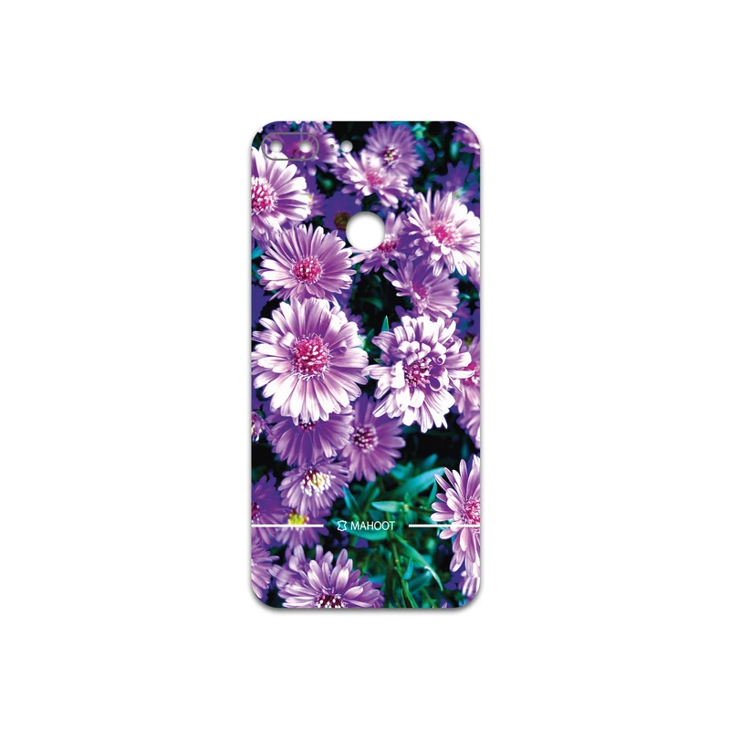 برچسب پوششی ماهوت مدل Purple-Flower مناسب برای گوشی موبایل آنر 9 Lite