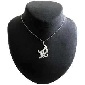 گردنبند نقره زنانه مدل نیلوفر کد G-67