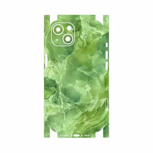 MAHOOT Green-Crystal-Marble-FullSkin Cover Sticker for Apple iPhone 13