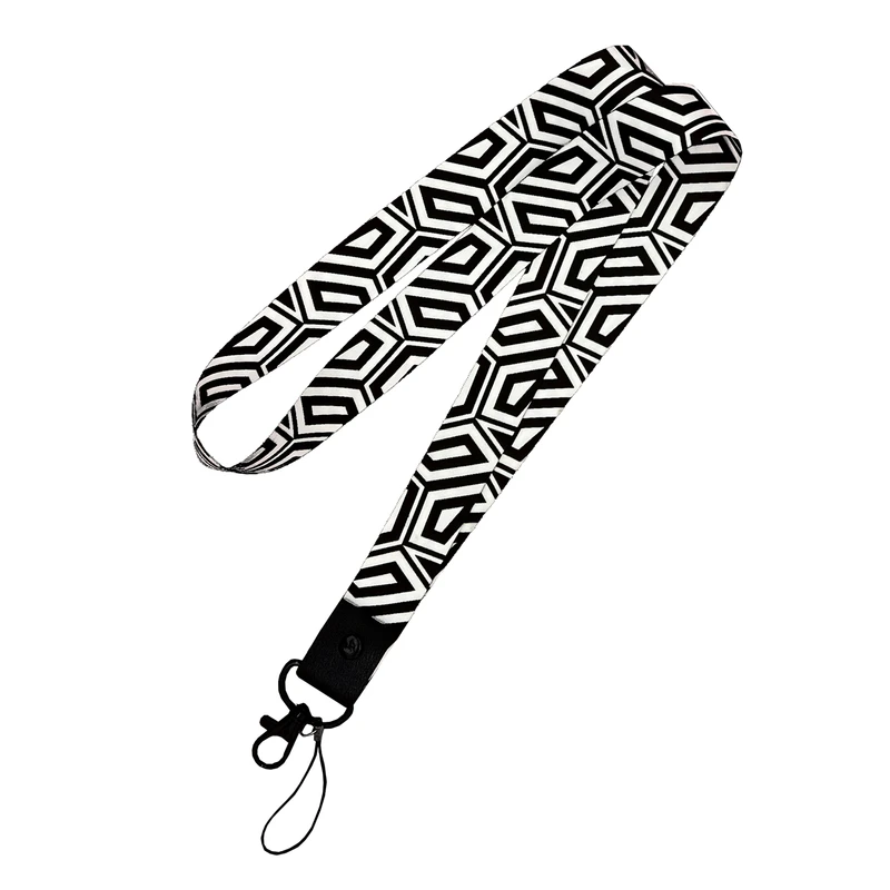 بند موبایل مگافون مدل گردنی طرح انتزاعی B025