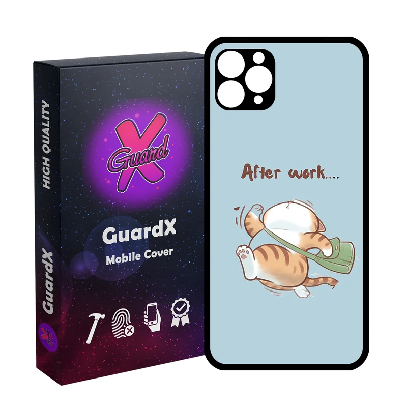 کاور گارد ایکس طرح گربه مدل Glass10721 مناسب برای گوشی موبایل اپل iPhone 11 Pro Max