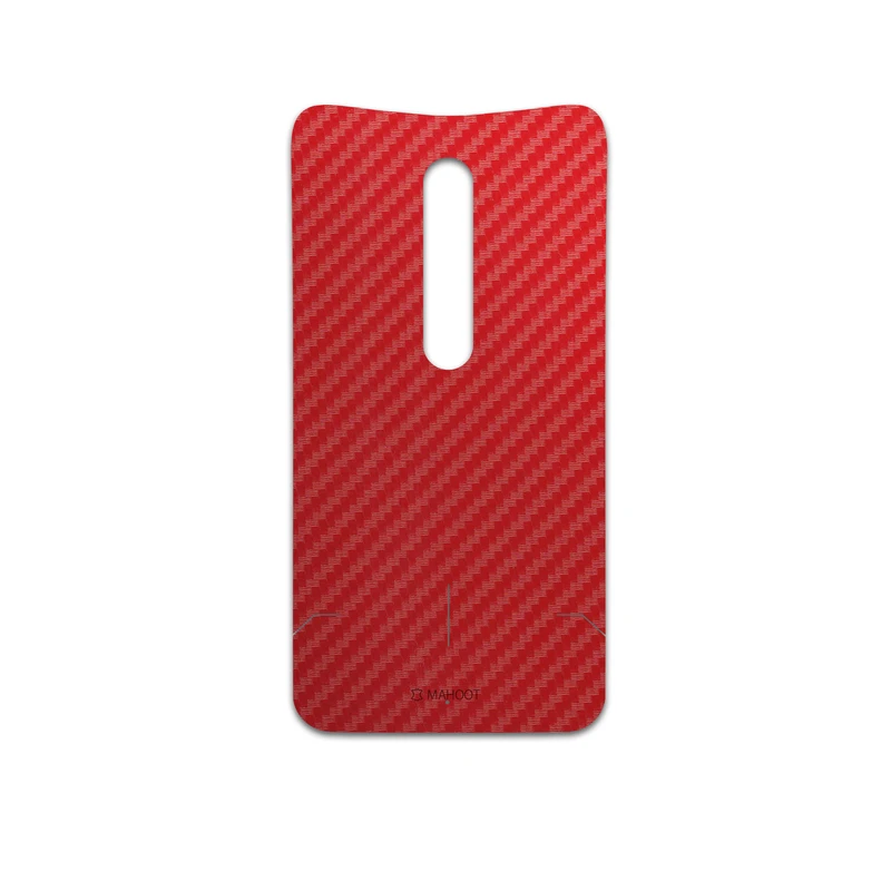 برچسب پوششی ماهوت مدل Red-Fiber مناسب برای گوشی موبایل موتورولا Moto X Style