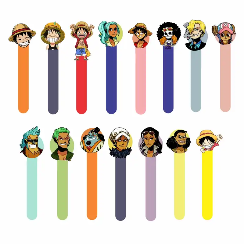 نشانگر کتاب مدل One Piece مجموعه 15 عددی
